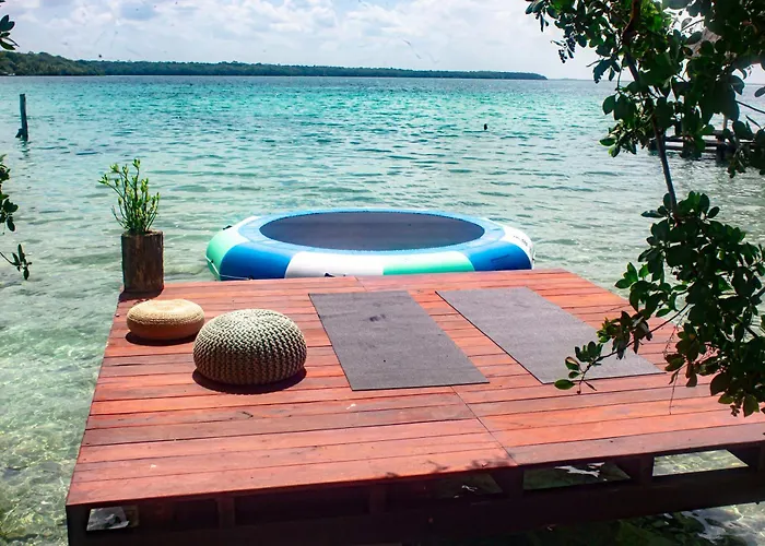 Villa con jacuzzi en Bacalar